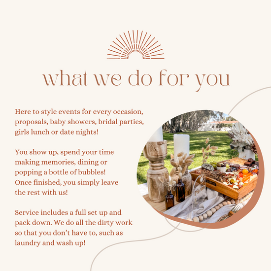 Whats Included? The Picnic Social